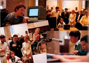 Musicians in 1997 using accessibly technology