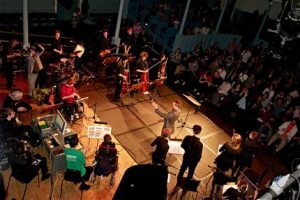 Technophonia being performed at The Queen's Hall.