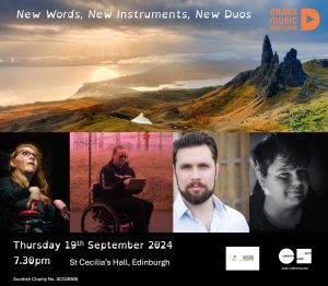 New World, New Instruments, New Duos - Thursday 19th September 2024 - 7.30 pm - St Cecilia's Hall Edinburgh